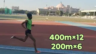Thumbnail: 1500m Running Workout | 400m* 12 200m* 6 Middle Distance Mid Session workout 