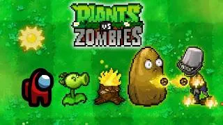 Thumbnail: 🌱 Mini Crewmate Vs. Plants Vs. Zombies! [PVZ Animation]