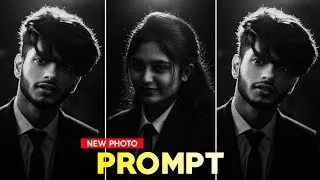 Thumbnail: Cinematic Black And White Photo Editing || Chatgpt Photo Editing Prompt || Photo Editing Prompt