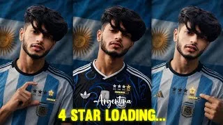 Thumbnail: Argentina 4 Star Loading Jersey Photo Editing