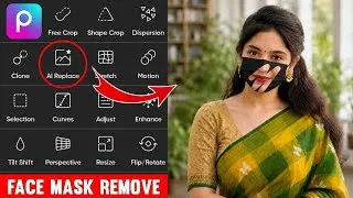 Thumbnail: How To Remove Face Mask || Face Mask Remove Just One Click || Remove Face Mask In Picsart