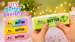 Thumbnail: 🍞 How to Make the CUTEST Green Apple Butter Squishy! 😍 (Easy DIY)