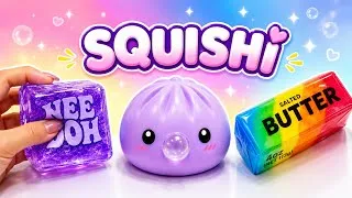 Thumbnail: I made 7 Viral TikTok Squishies and tested them all in one video! 🤯✨
