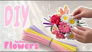 Thumbnail: Make Beautiful DIY Pipe Cleaner Flowers 💐 you can actually SELL!!