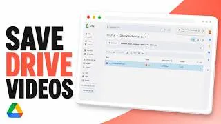 Thumbnail: How to Download Videos from Google Drive (Clip Saving Choices)