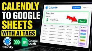 Thumbnail: How to withdraw appointment data from Calendly into Google Sheets with AI tags - Full Guide