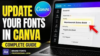 Thumbnail: How to update your presentation style using Canva brand fonts - Complete Guide