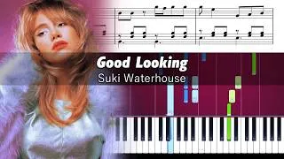 Thumbnail: Suki Waterhouse - Good Looking - Piano Tutorial with Sheet Music