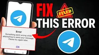 Thumbnail: How to Fix Telegram Unable to Send SMS Please Try Again Later on Android | No Verification Code