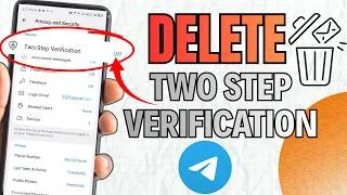 Thumbnail: How to Turn Off Two Step Verification on Telegram Android | Disable Telegram Two Step Verification