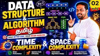 Thumbnail: What is Time Complexity? What is Space Complexity? | Data Structures & Algorithms Tamil