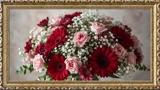 Thumbnail: 8 Hours of Romantic Floral Elegance in 4K | Transform Your TV into a Timeless Bouquet