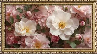 Thumbnail: 8 Hours of Romantic Floral Serenity in 4K | Transform Your TV into a Timeless Work of Art