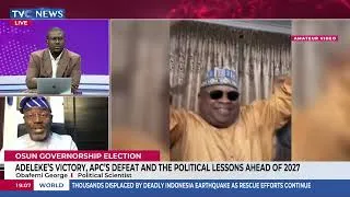 Thumbnail: Pres. Tinubu Deserves Commendation For Peaceful Election In Osun - Analyst, Obafemi George