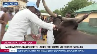 Thumbnail: J-Agro Workers Plant 500 Trees, Launch Free Animal Vaccinationation Campaign