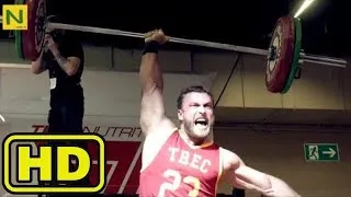 Thumbnail: 【Muscle training】 A man who lifts 100 kg with one hand.