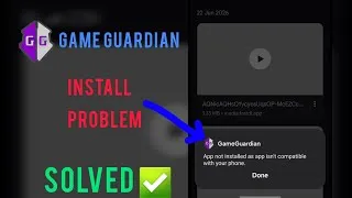 Thumbnail: Game guardian app not installed as app isn't compatible with your phone problem|Game guardian instal