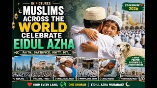 Thumbnail: Eid ul Adha 2026 In Pictures | Millions of Muslims Celebrate Eid ul Adha Around the World 🌍🕌