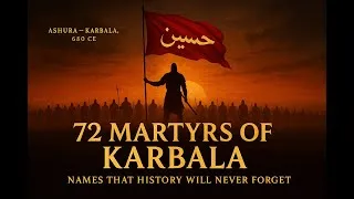 Thumbnail: Karbala’s 72 Heroes | The Immortal Legacy of Ashura | A Tribute to the Brave Souls