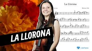 Thumbnail: ⭐ La Llorona (Coco) Violin Tutorial 🎻 | Sheet Music + Backing Track