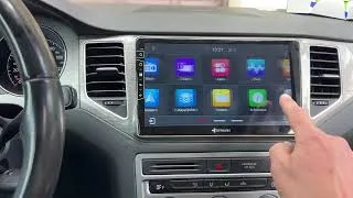 Thumbnail: VW Sportsvan removal  Android CarPlay radio Dynavin D9-125S