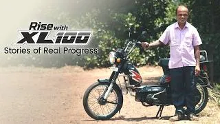 Thumbnail: Rise with XL100 |  From Bicycle to 200 KM Daily Runs on TVS XL100