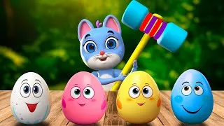 Thumbnail: Learning Colors and Numbers Song | Learn Colors  - Colorful Eggs on the Farm by Twiddlie