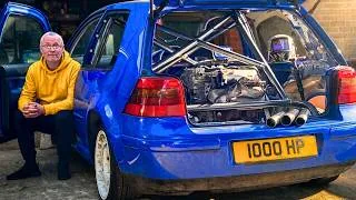 Thumbnail: My Dad Caged My 1000HP Golf and It Broke Twice!