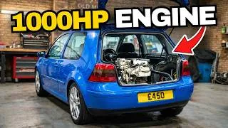 Thumbnail: My Dad Put a 1000HP Engine in the BACK of my £450 Golf!