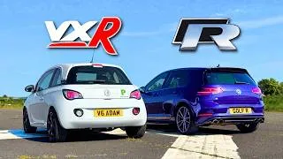 Thumbnail: Racing My 500HP Vauxhall Adam vs VW Golf R