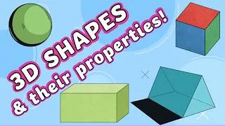 Thumbnail: 3D Shapes for Kids | Learn Faces, Vertices & Edges | Twinkl Kids TV