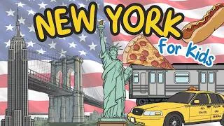 Thumbnail: Let’s Tour NEW YORK CITY! 🗽 Fun NYC Guide for Kids! 🚕