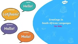 Thumbnail: Greetings In Different South African Languages | CAPS Learning | Twinkl SA