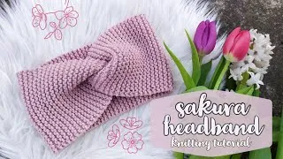 Thumbnail: SAKURA HEADBAND | knitting tutorial for beginners