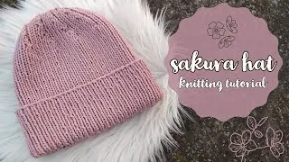 Thumbnail: Sakura Hat | spring knitting tutorial
