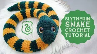 Thumbnail: Slytherin Snake | Harry Potter inspired crochet pattern
