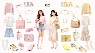 Thumbnail: Lisa vs Lena Campus Outfit Battle  Soft Girl vs Feminim Girl