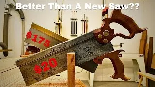 Thumbnail: Restoring a Backsaw (And Comparing It's Performance To New Saws)