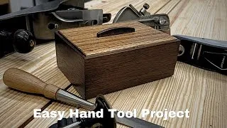 Thumbnail: Mitered Keepsake Box (Hand Tool Woodworking Project)