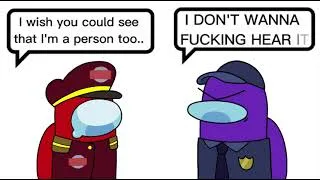 Thumbnail: The Among Us Show except they're speech bubble memes