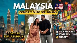 Thumbnail: Malaysia Complete Travel Guide for Indians 2026 🇲🇾 | Visa, Budget, Flights & Kuala Lumpur itinerary