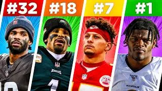 Thumbnail: Ranking All 32 NFL Quarterbacks Heading Into 2026