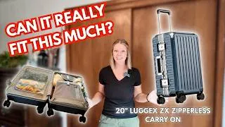 Thumbnail: Is the Luggex ZX Zipperless Carry-On Worth It? (FULL REVIEW & PACKING TEST)
