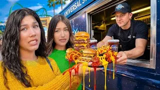 Thumbnail: We Followed a Stranger’s Food Order at Universal Studios (Big Mistake?)
