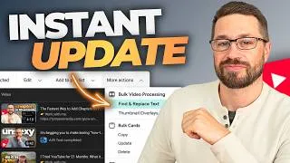 Thumbnail: Bulk Update YouTube Descriptions in Seconds
