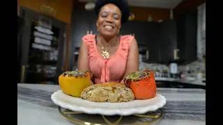 Thumbnail: Pomme de Terre Roulée stuffed green pepper