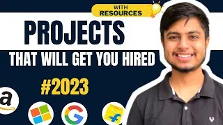 Thumbnail: 5 Projects that will get you Hired in 2023| With Resources