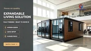 Thumbnail: 1278 Affordable 20ft Folding Expandable Tiny House Readymade Prefab Container Homes From China