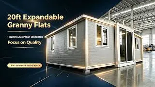 Thumbnail: 1584 China Wholesale Prefab House 20ft Expandable Granny Flats Australian Standards