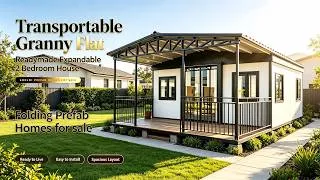 Thumbnail: Transportable Granny Flat Readymade Expandable 2 Bedroom House Folding Prefab Homes for sale